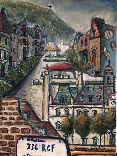 Print of Expressionism Cities Paintings by Nancy Macina