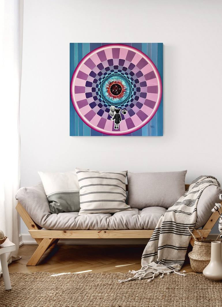 Original Geometric Painting by Diana Titova