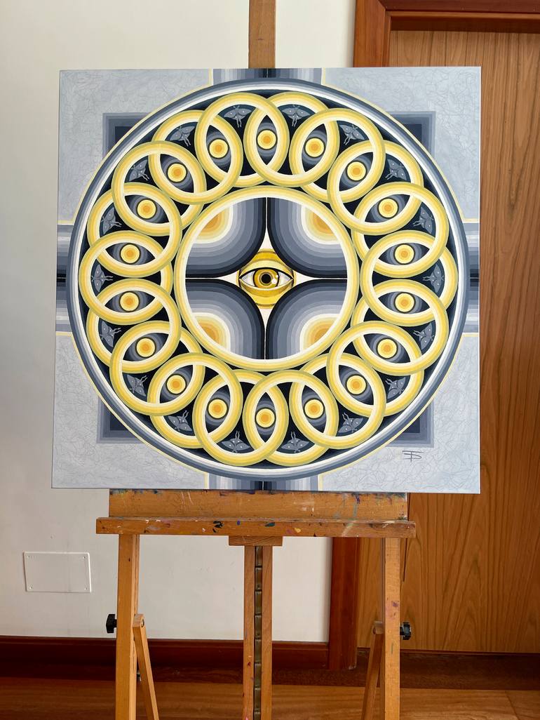 Original Conceptual Abstract Painting by Diana Titova