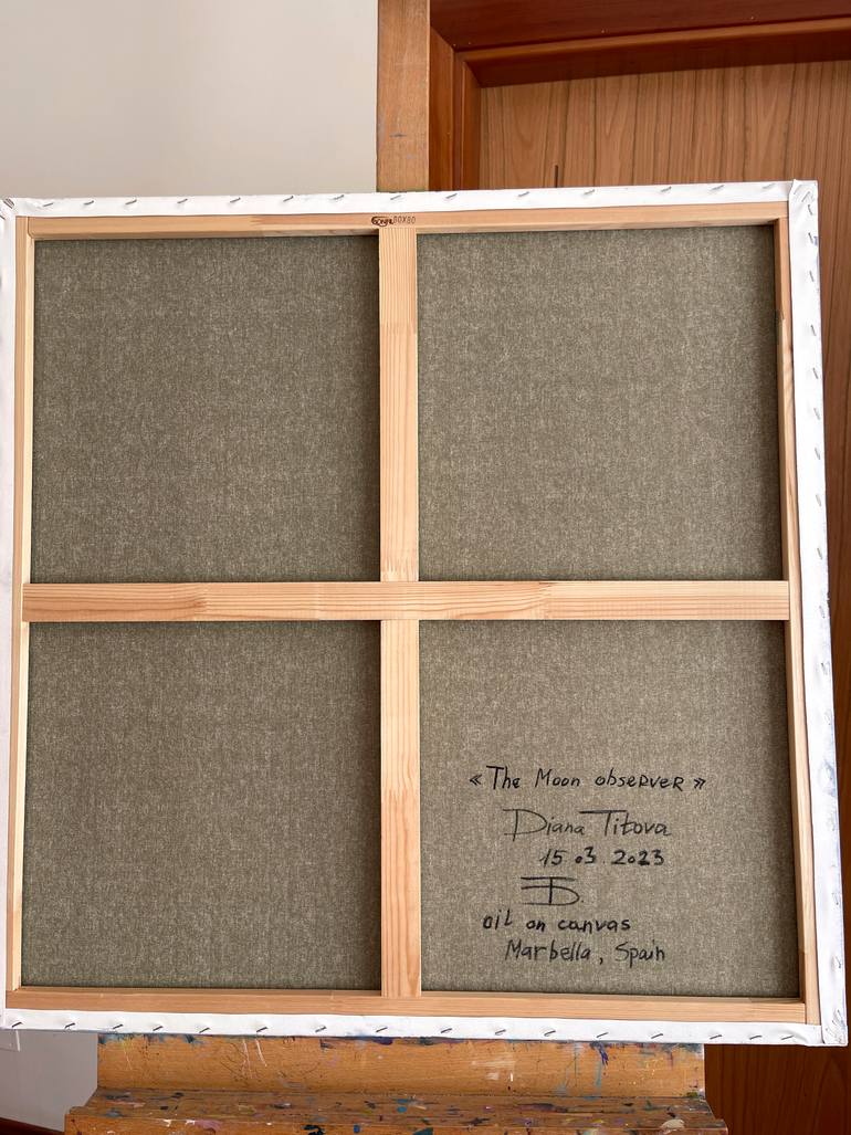 Original Conceptual Abstract Painting by Diana Titova