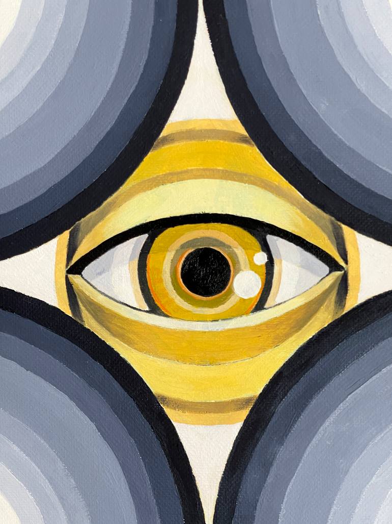 Original Conceptual Abstract Painting by Diana Titova