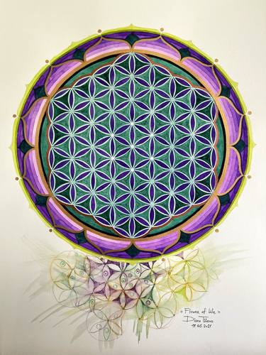 Print of Geometric Paintings by Diana Titova