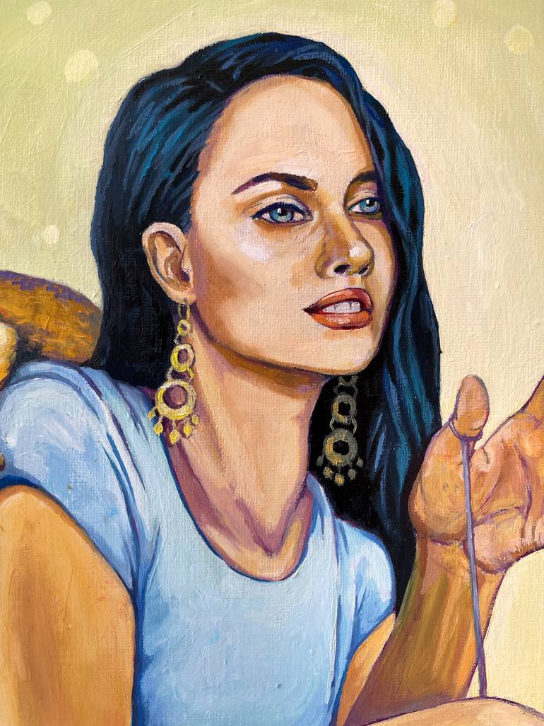 Original Figurative Women Painting by Diana Titova