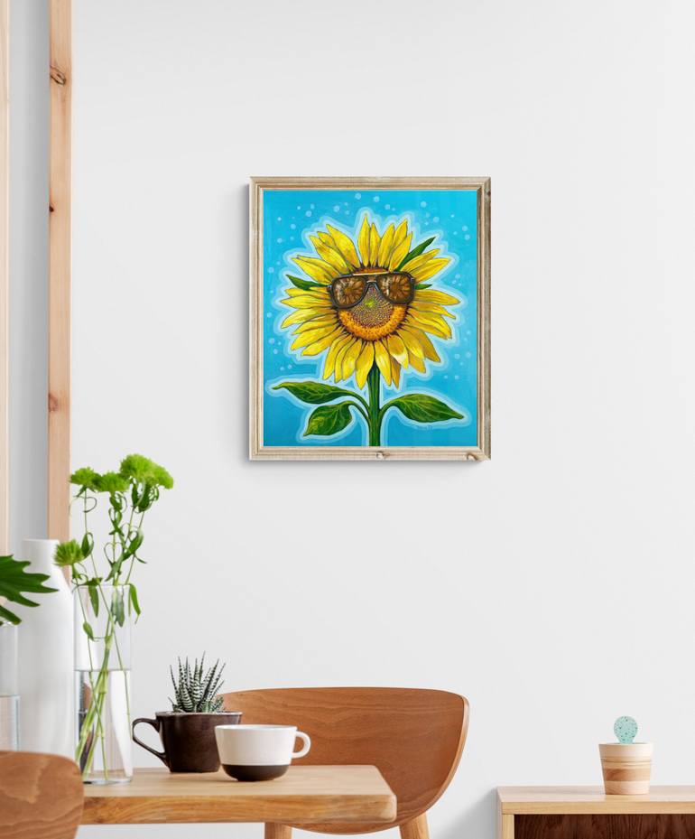 Original Art Deco Humor Painting by Diana Titova