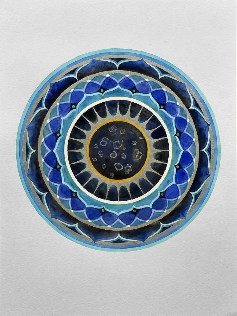 Original Geometric Painting by Diana Titova