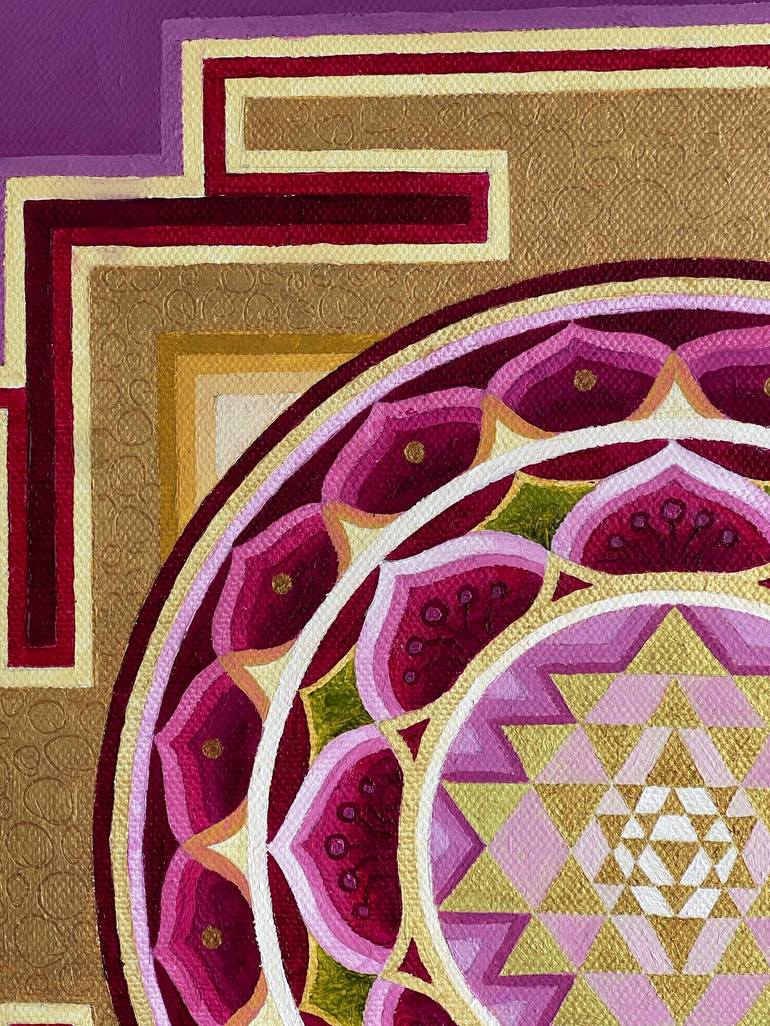 Original Geometric Painting by Diana Titova