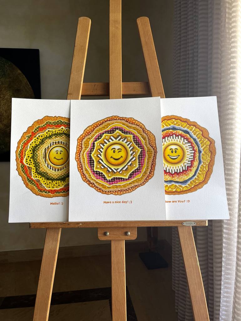 Original Patterns Painting by Diana Titova