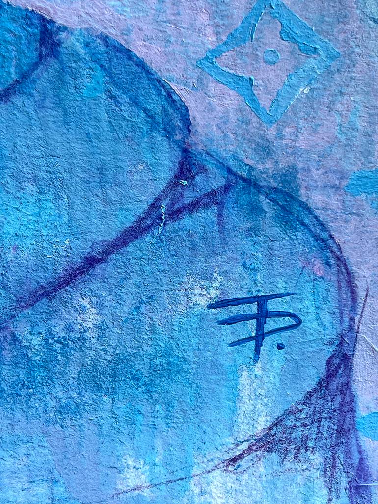 Original Conceptual Fashion Painting by Diana Titova