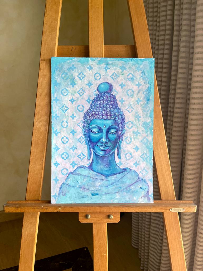 Original Conceptual Fashion Painting by Diana Titova