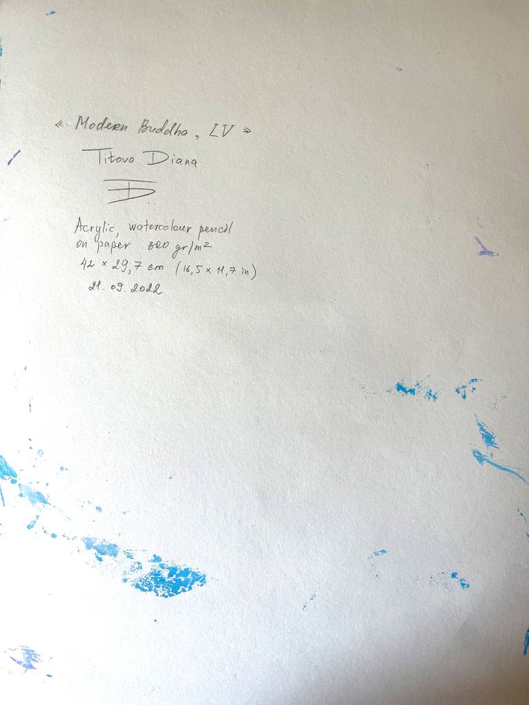 Original Conceptual Fashion Painting by Diana Titova