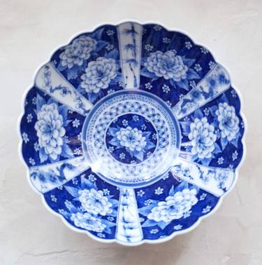 Blue and White Porcelain Bowl size:medium thumb