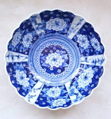 Blue and White Porcelain Bowl size:large thumb