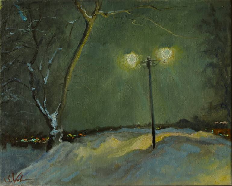 Original Impressionism Landscape Painting by Svitlana Vol
