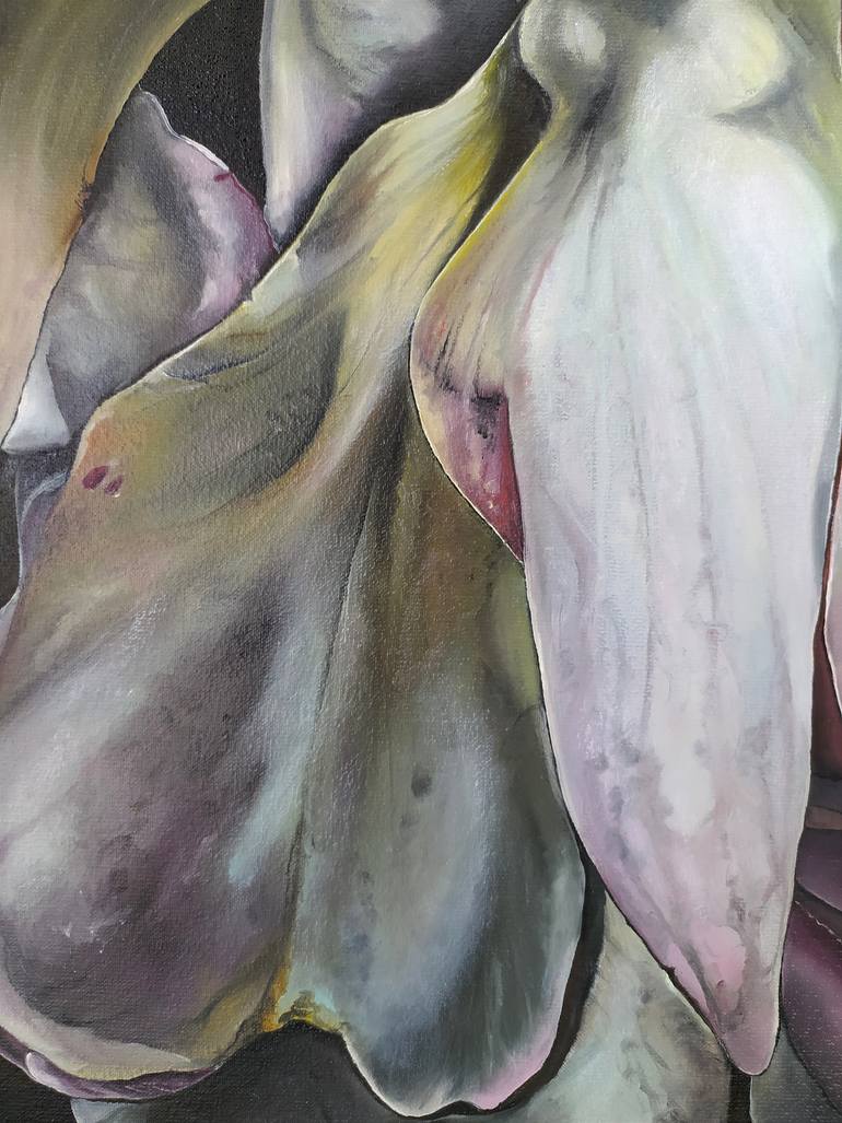 Original Illustration Floral Painting by Myroslava Denysyuk