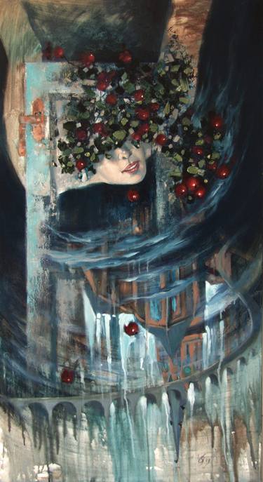 Original Surrealism Women Paintings by Olga Sarabarina