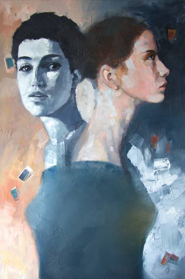 Original Women Painting by Olga Sarabarina