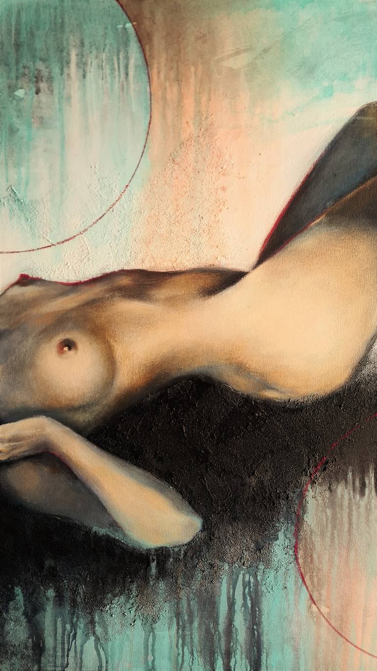 Original Erotic Painting by Olga Sarabarina