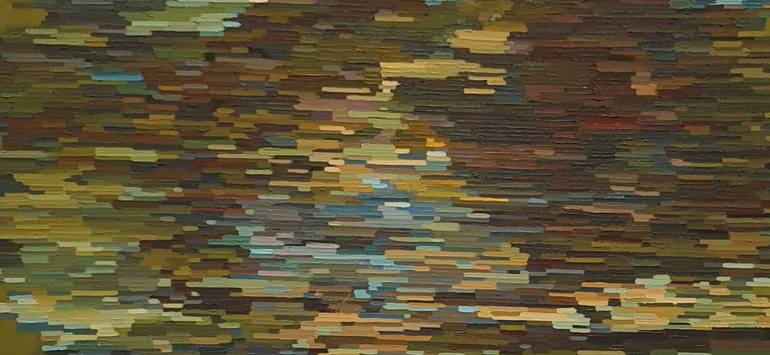 Original Cubism Abstract Painting by Dea Djakovac