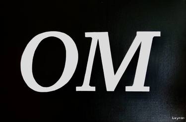 Original Conceptual Typography Painting by A Leyman