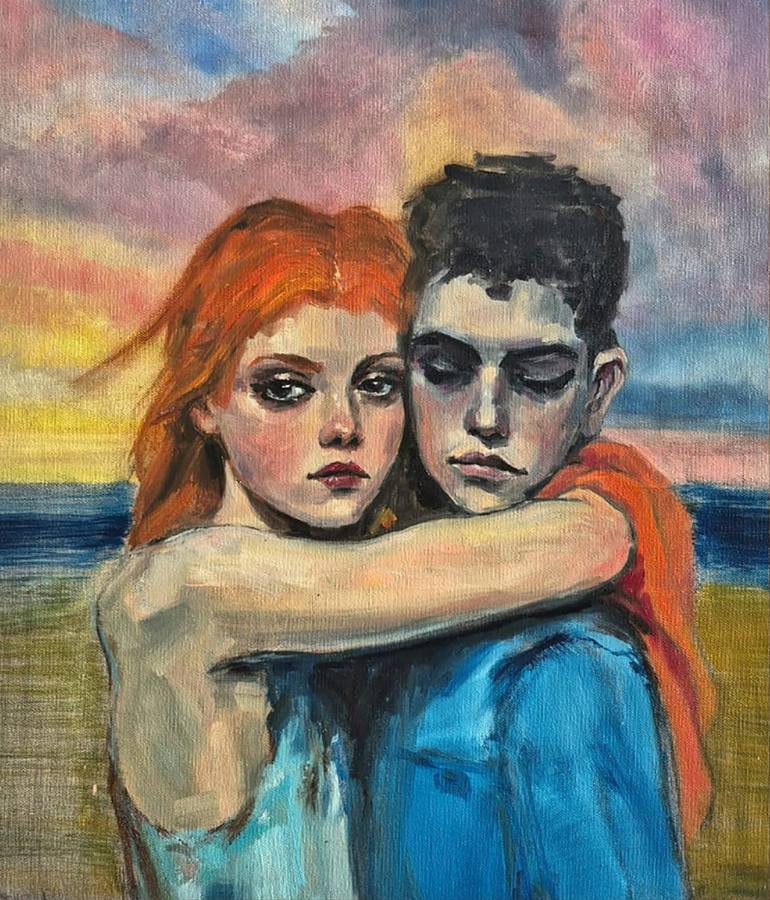 Original Figurative People Paintings by Olzhas Issanov