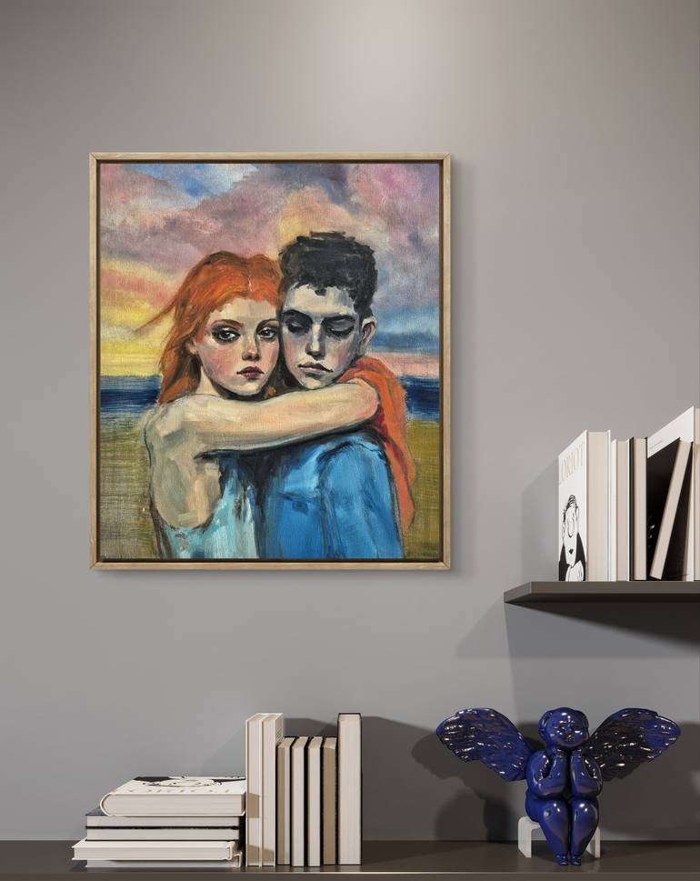 Original Figurative People Painting by Olzhas Issanov