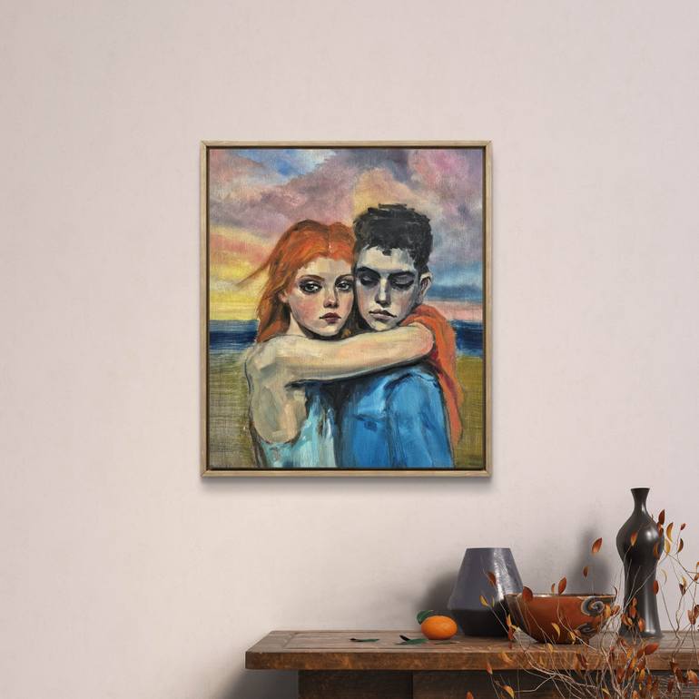 Original Figurative People Painting by Olzhas Issanov