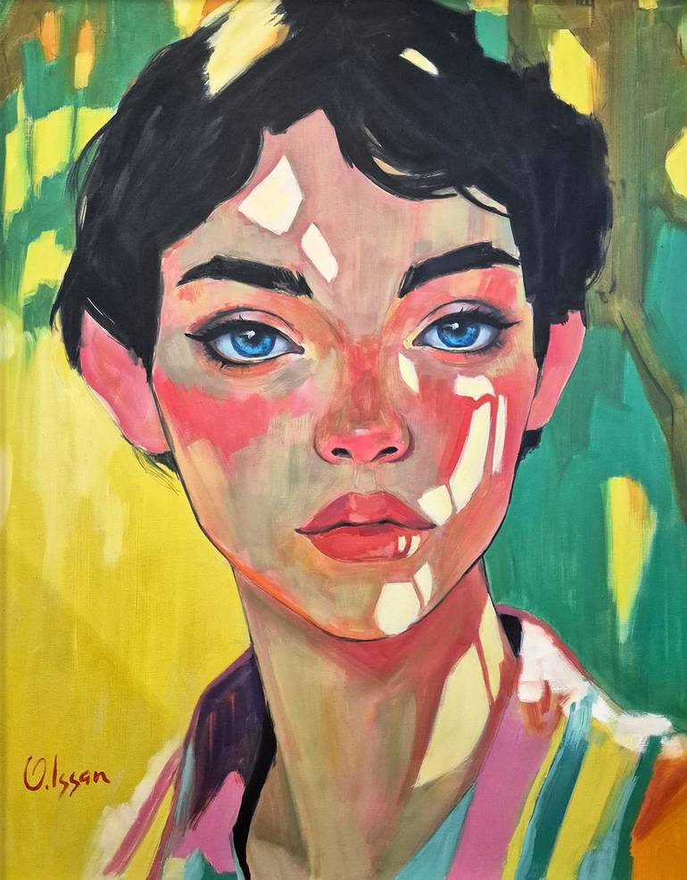 Original Contemporary Women Paintings by Olzhas Issanov
