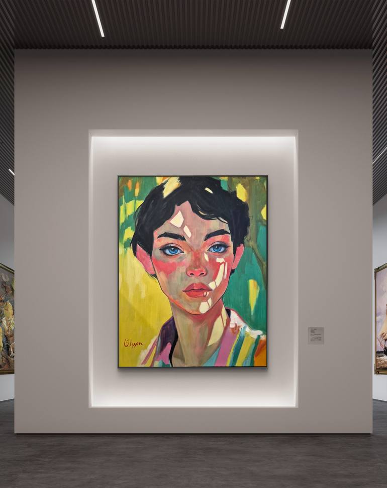 Original Contemporary Women Painting by Olzhas Issanov