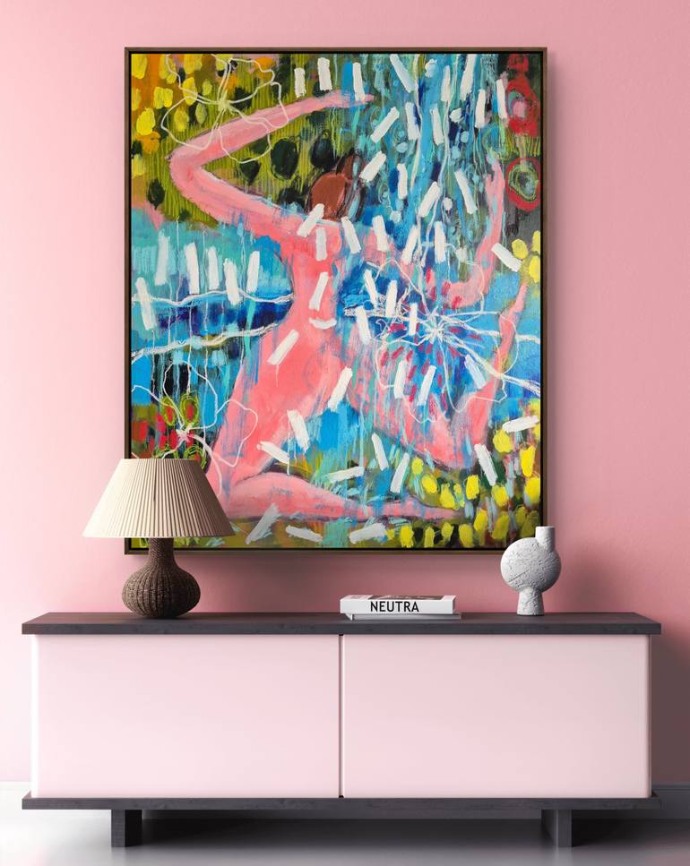 Original Figurative Abstract Painting by Olzhas Issanov