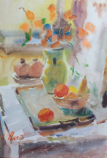 Print of Expressionism Still Life Paintings by Svitlana Nechai