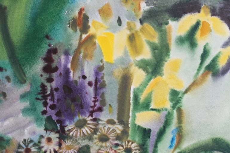 Original Impressionism Floral Painting by Svitlana Nechai