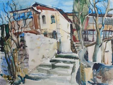 Print of Expressionism Architecture Paintings by Svitlana Nechai