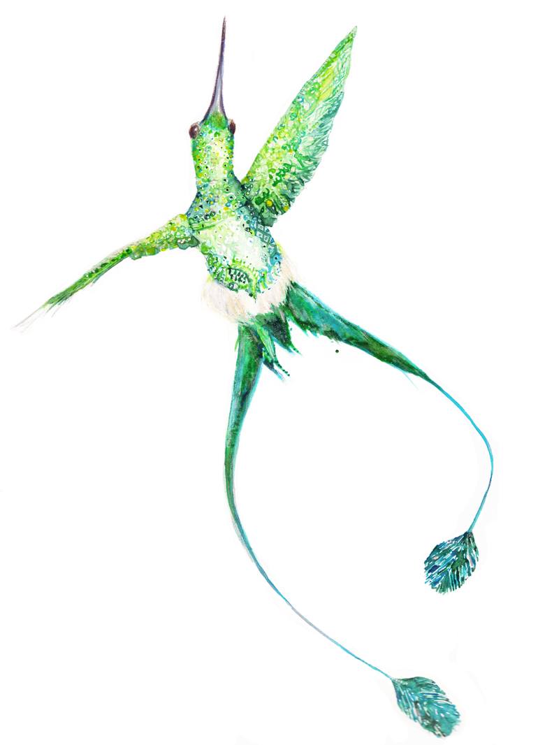 Original Abstract Expressionism Animal Painting by Jennifer Robison Daack