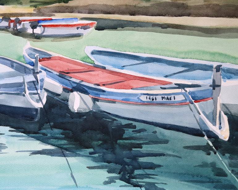Original Ship Painting by Denys Tsarenko