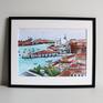 Watercolor Painting Venice Denys Tsarenko Original Painting Painting By 