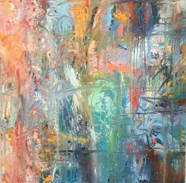 Original Abstract Water Paintings by linda kelson