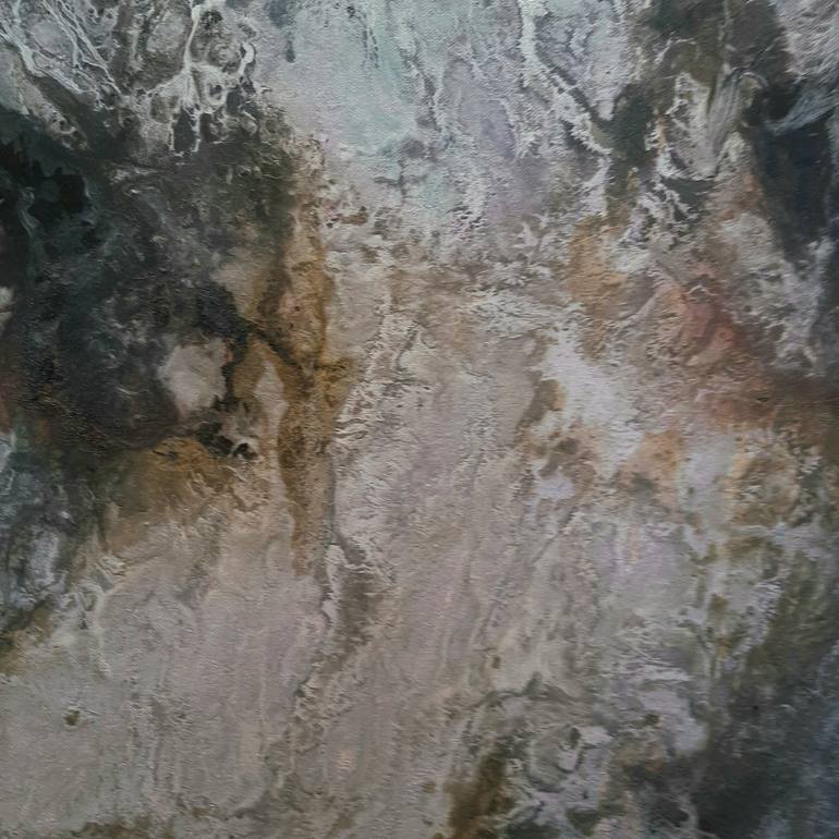 Original Outer Space Painting by linda kelson