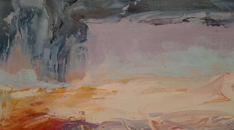 Original Abstract Expressionism Abstract Painting by Linda Kelson
