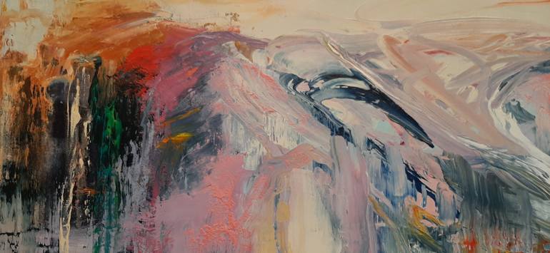 Original Abstract Expressionism Abstract Painting by Linda Kelson