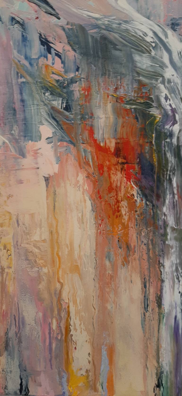 Original Abstract Expressionism Abstract Painting by Linda Kelson