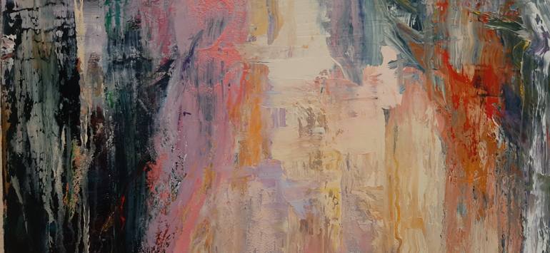 Original Abstract Expressionism Abstract Painting by Linda Kelson