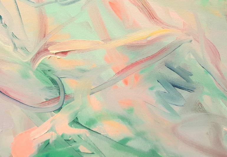 Original Abstract Women Painting by Linda Kelson