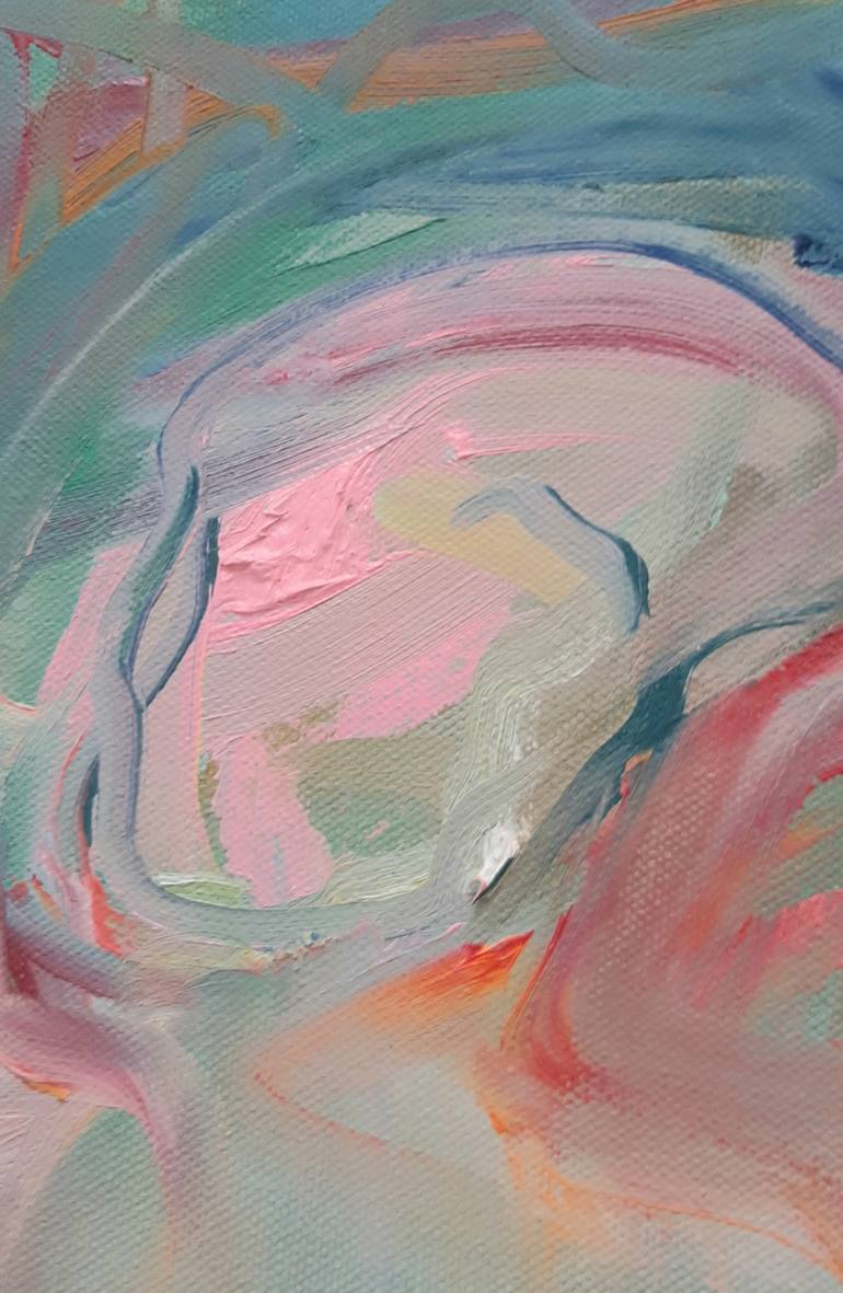 Original Abstract Women Painting by Linda Kelson
