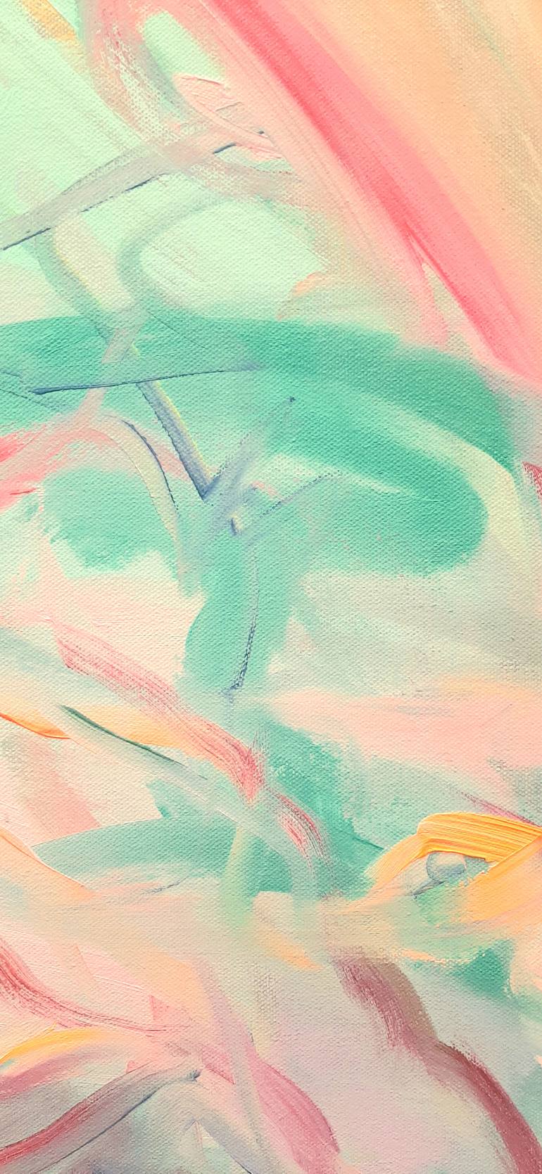 Original Abstract Women Painting by Linda Kelson
