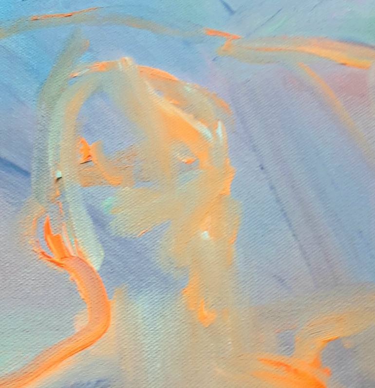 Original Abstract Women Painting by Linda Kelson