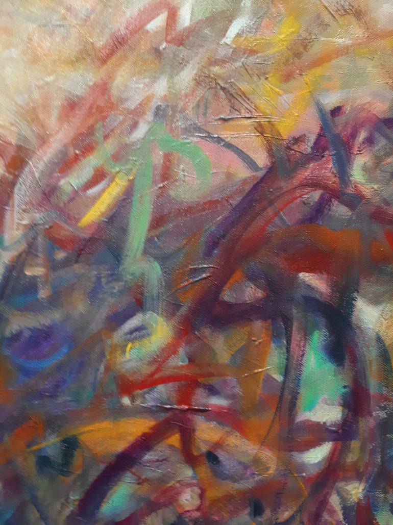 Original Abstract Expressionism Landscape Painting by Linda Kelson
