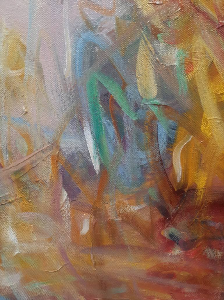 Original Abstract Expressionism Landscape Painting by Linda Kelson
