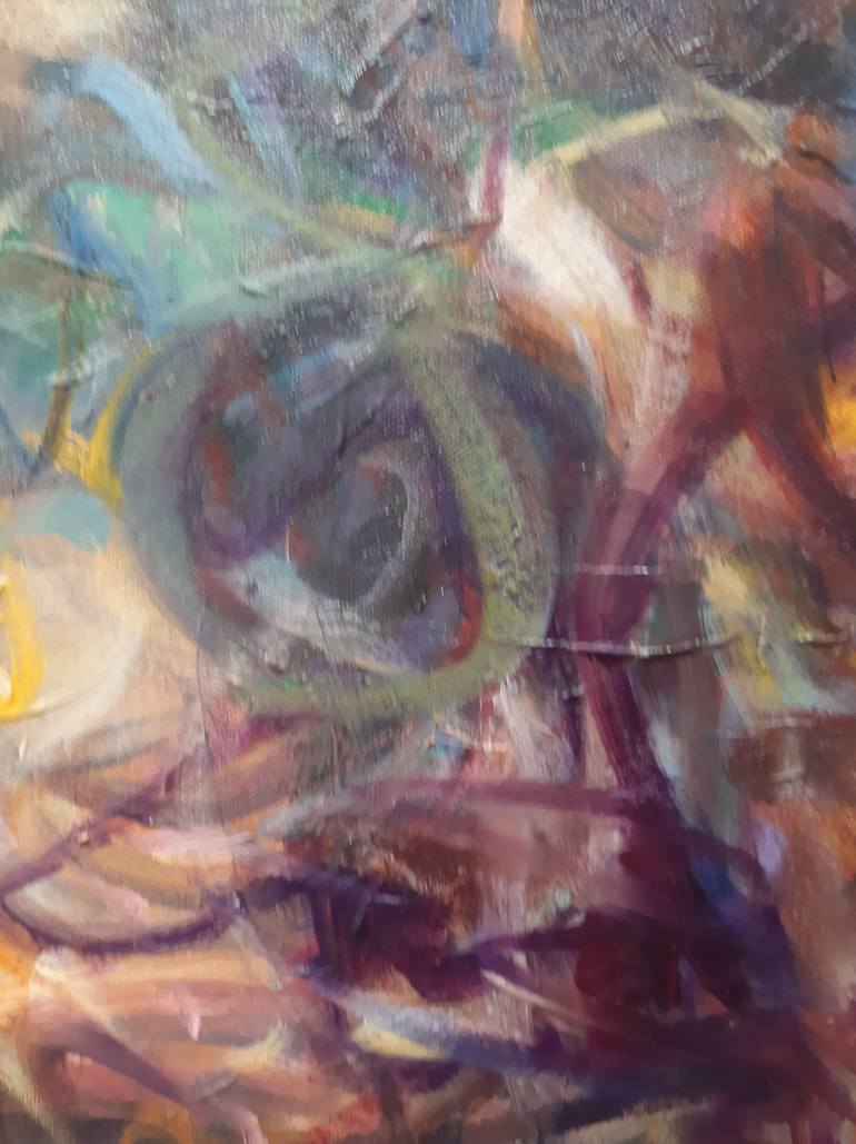 Original Abstract Expressionism Landscape Painting by Linda Kelson