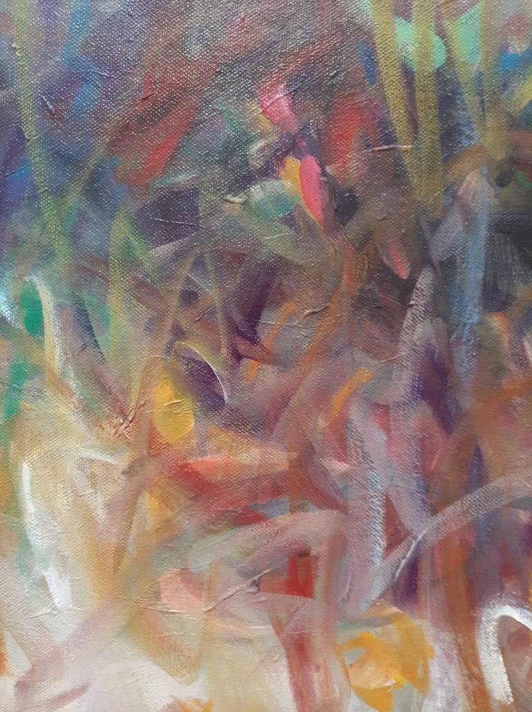 Original Abstract Expressionism Landscape Painting by Linda Kelson