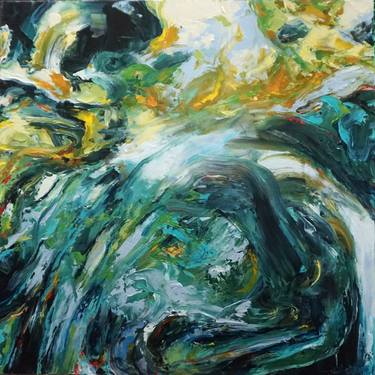 Original Abstract Expressionism Abstract Paintings by linda kelson